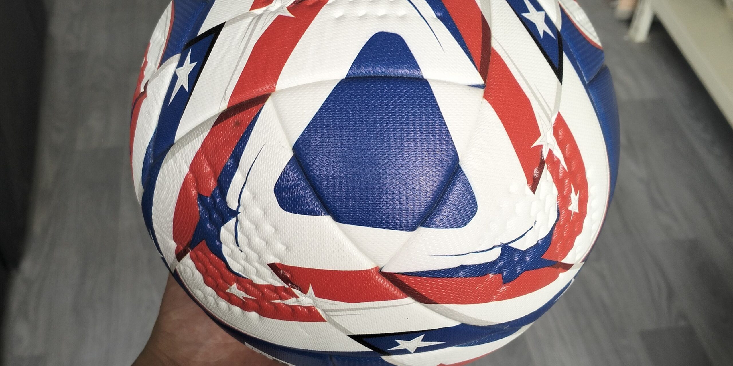 PU leather match soccer ball