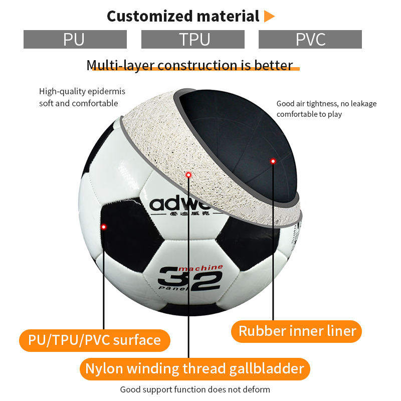 PU Leather Match Football