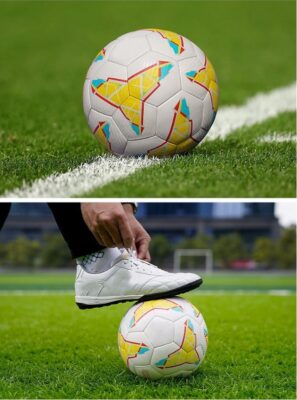 leather training soccer ball supplier
