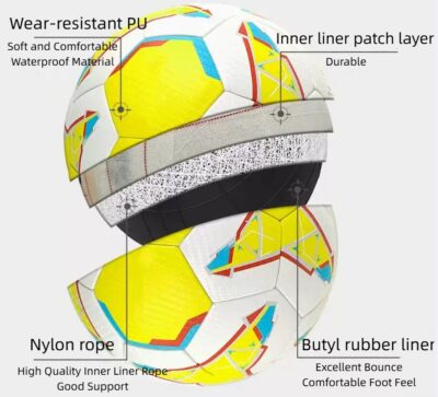 leather training soccer ball supplier