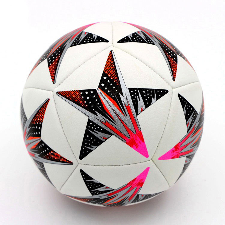 Football Red White Promotional Ball