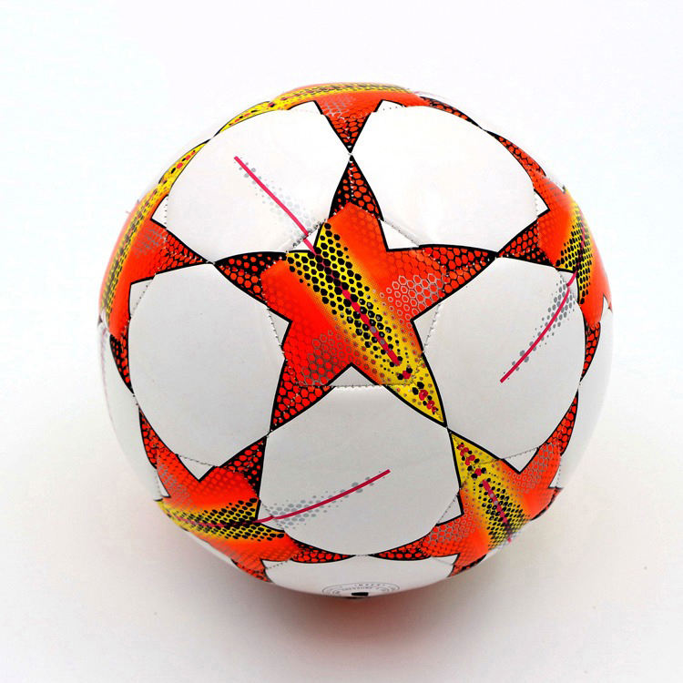 Football Red White Promotional Ball