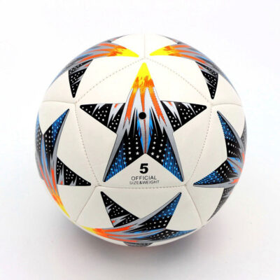 Football Red White Promotional Ball