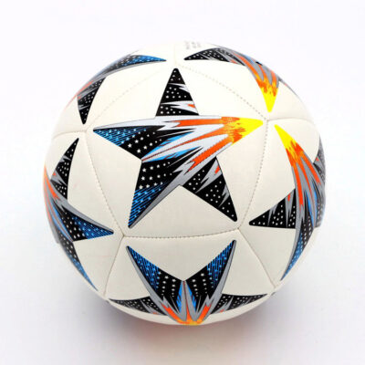 Football Red White Promotional Ball